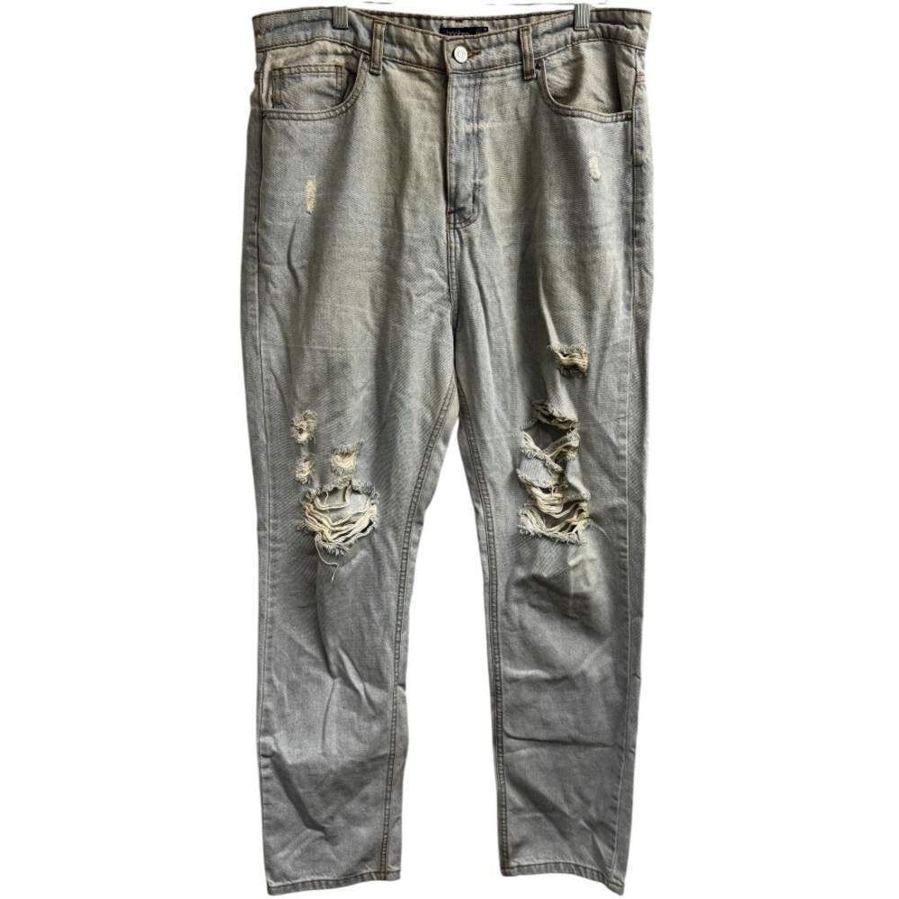 Tall High Waisted Distressed Ripped
Straight Leg Jean - Picture 3 of 6
